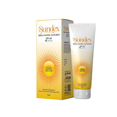 Sundex Sebum control sunscreen with SPF60 and glutathione